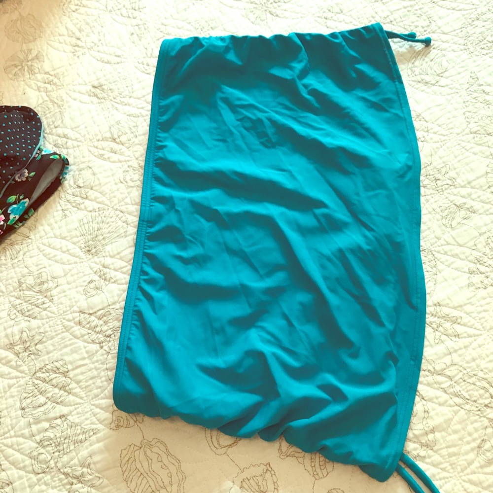 Swim bathing skort gently worn